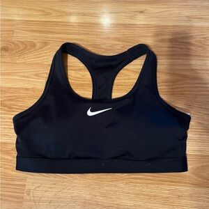 Nike Black Sports Bra with Racerback and Wide Band